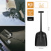 Къса пластмасова лопата за кола Fiskars Solid™ 63 cm Цвят черен