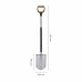 Заострена лопата Fiskars Xact™ (L) 120 cm