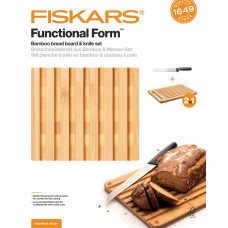 Бамбукова дъска и нож за хляб Functional Form