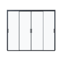 Плъзгаща се стъклена врата за пергола ROSSIMA L=3.0 m