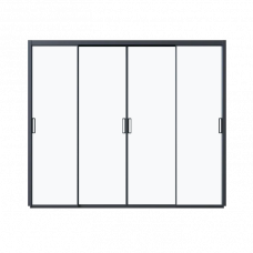 Плъзгаща се стъклена врата за пергола ROSSIMA L=3.0 m