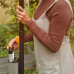 Акумулаторна телескопична резачка за високи клони Fiskars, до 6.0 m, ∅ 32 mm (само инструмент)