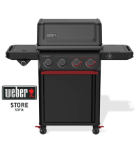 Барбекю на газ Weber® Spirit EPX-435R SMART STEALTH с чеверме