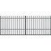Двукрила оградна врата модел Alabama H=1.50m L=4 00m 