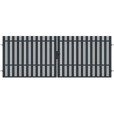 Двукрила оградна врата модел Alaska H=1.50m L=3.50m 