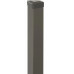 Квадратен стълб за врата GRETA с капачка и накатени гайки H=2.20m Размер 100х100mm Цвят черен (RAL 9005)