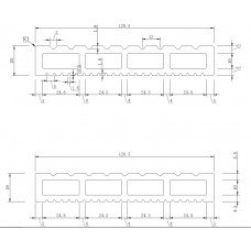 Фиксатор пано-стълб ъглов 1 бр цвят черен ( RAL9005)/за стълб 50х50 mm/
