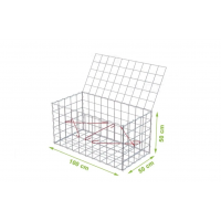 Електрозаварен габион BETAFENCE 100x50x50 cm