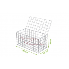 Електрозаварен габион BETAFENCE 100x50x50 cm