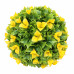 Декоративна топка жълта БУГЕНВИЛЕЯ UV ∅28 cm