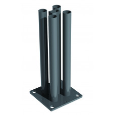 Стоманена анкерна планка; Подходяща за стълб с дължина 1.30 m и 1.60 m