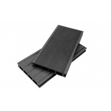 WPC декинг ROSSIMA ForestFeel 140x23 mm, L=2.0 m, двулицев, цвят антрацит WPC декинг ROSSIMA ForestFeel 140x23 mm, L=2.0 m, двулицев, цвят антрацит