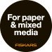 Универсална домакинска ножица Fiskars Crafts с незалепващо покритие 