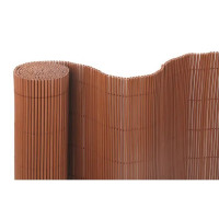 PVC покривало за огради, балкони и тераси модел Върба, цвят кафяв