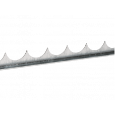 Поцинкована Security лента с отвори за завинтване към горен профил на врата