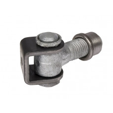 Комплект 2 бр вандалоустойчиви панти G90Z с части за заваряване от черен метал