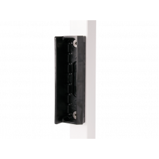 Пластмасов насрещник за градинска врата в черен цвят