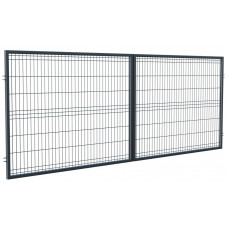 Двукрила оградна врата + панти Sparta 1.50x4.00m