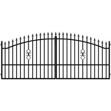 Двукрила оградна врата + панти Venus 1.80x3.50m