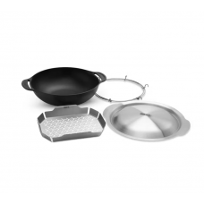 Уок тиган Weber® CRAFTED с функция за готвене на пара