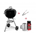 Комплект Барбекю на въглища WEBER® Classic Kettle 47 cm  + Уред за бързо разпалване с брикети и кубчета + Щипка за готвене