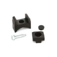 Комплект фиксатор за кръгъл стълб Ф48 + самонарезен болт 